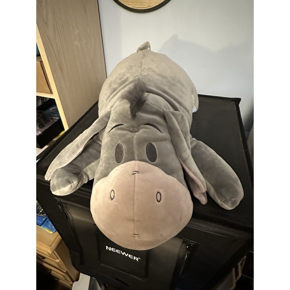 Eeyore Plush Large Jumbo 25" Tall Disney Store Exclusive Tail is Removable Soft‎